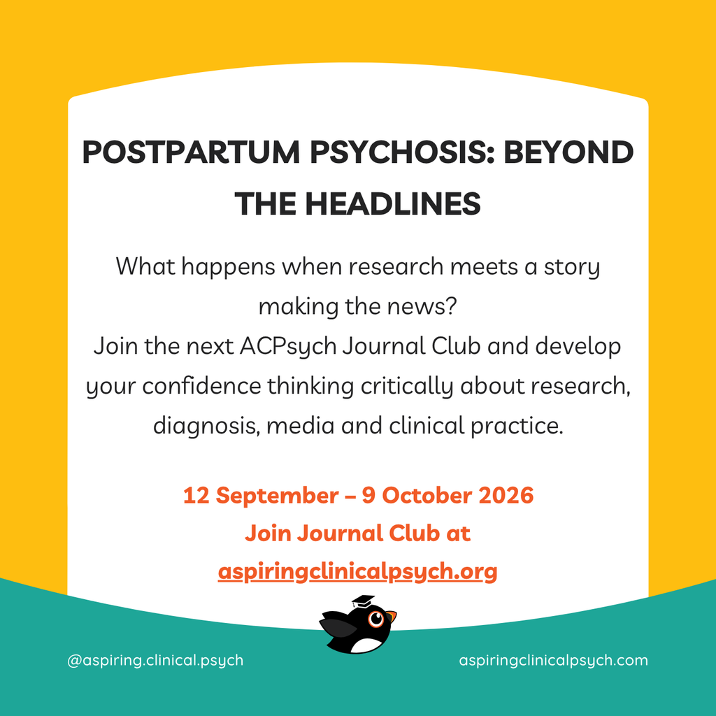 Postpartum Psychosis Beyond the Headlines: Join the Next ACPsych Journal Club
